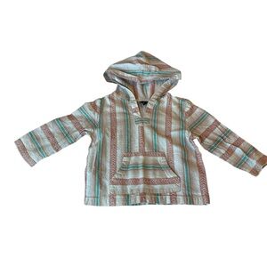 Art Class 3T Boho Beach Striped Kids Hoodie Pullover